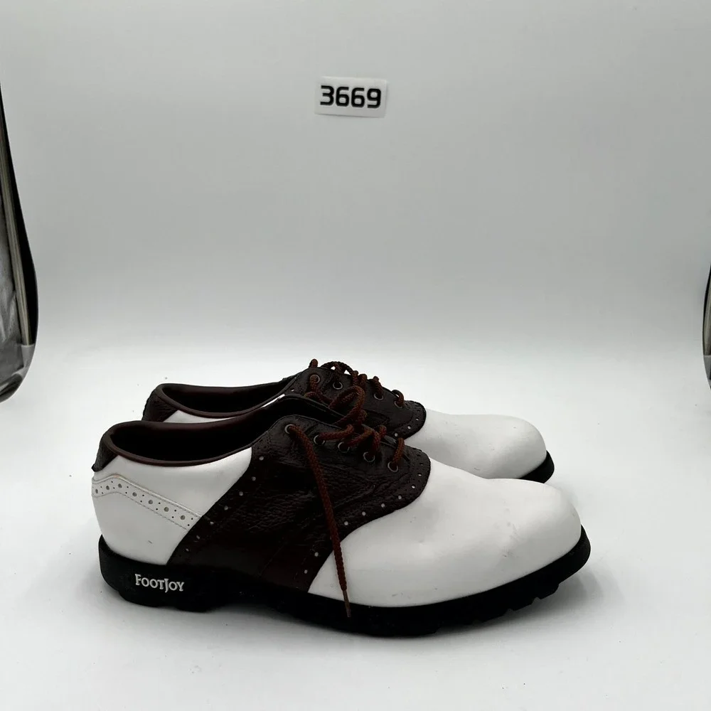 Lot Of 2 FootJoy‎ / Rockport Men's 11.5M / 11M Dress Shoes White Brown Oxfords